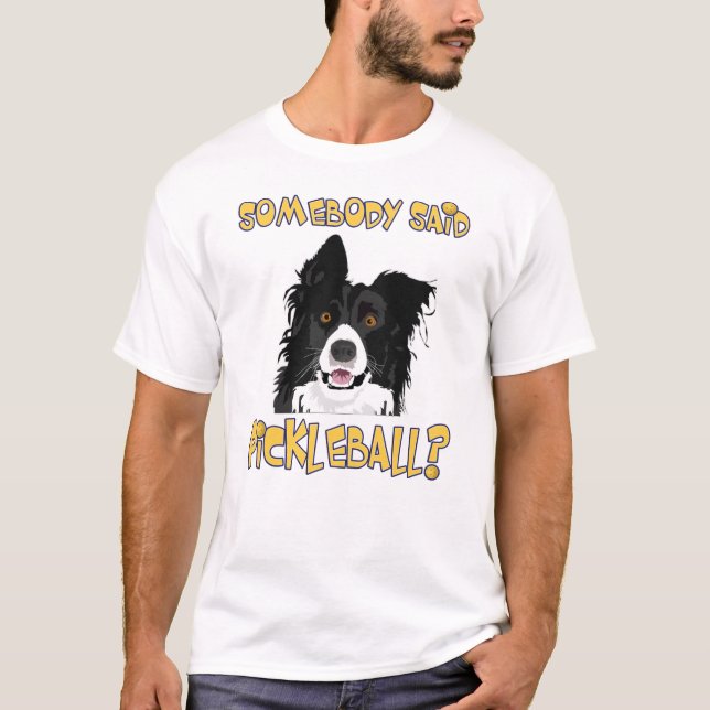 Pickleball Gräns Collie T Shirt (Framsida)