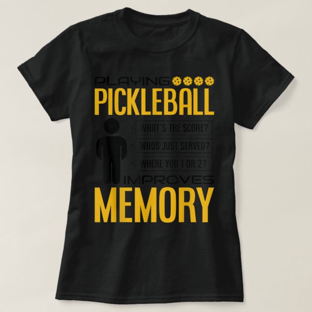 Pickleball Graphic for Women and Manar Pickleb T Shirt (Design framsida)