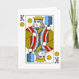 Pickleball Greeting Card - Pickleball Kung Kort