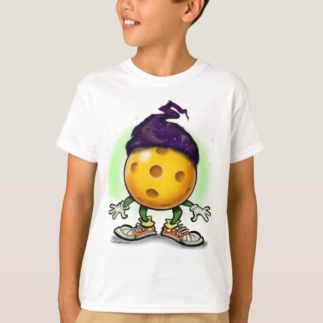 Pickleball-guiden T-shirt (Framsida)
