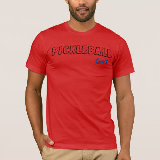 Pickleball Guy T-shirt röd