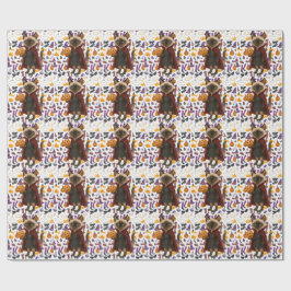 Pickleball halloween fest för kattälskare presentpapper