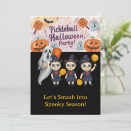 Pickleball Halloween fest Inbjudningar