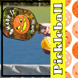 Pickleball Halloween Pumpkin Smash It