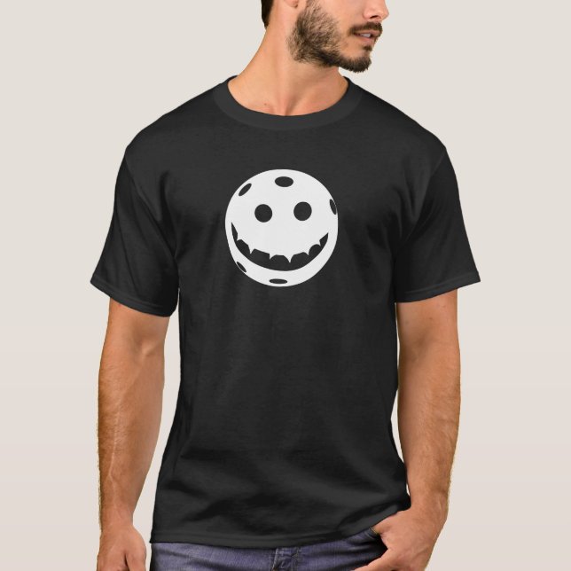 Pickleball Halloween T Shirt (Framsida)