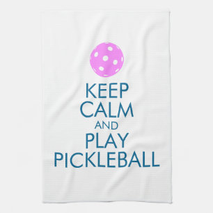 Pickleball handduk "behållalugn och lek Picklebal Kökshandduk