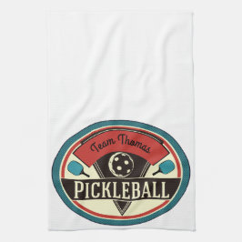 Pickleball handduk - vintagedesign kökshandduk