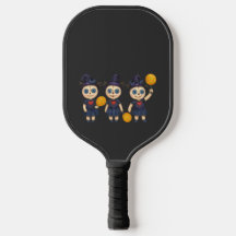 Pickleball Happy halloween för spökspelare