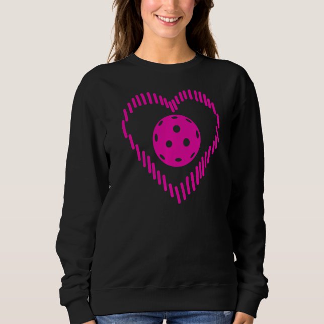 Pickleball Heart For Pickleball Girls Women T Shirt (Framsida)
