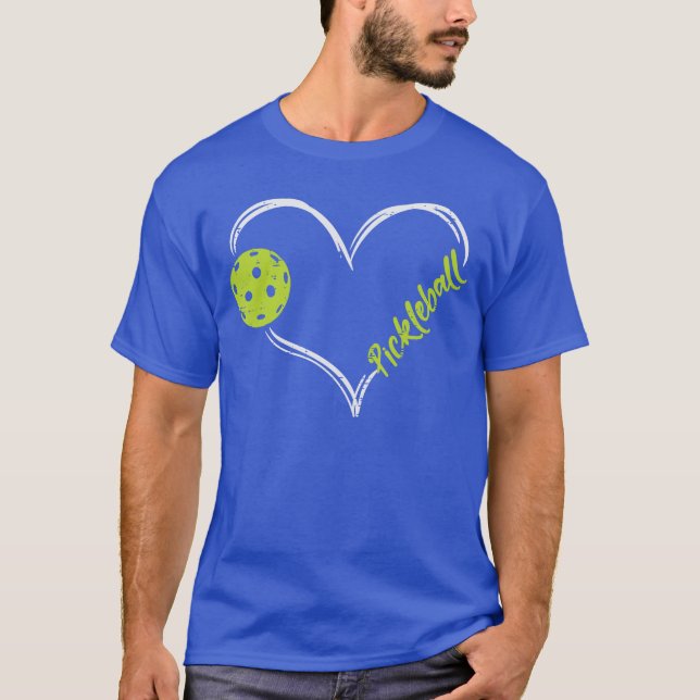 Pickleball Heart Love Pickle Ball Player Sport Wom T Shirt (Framsida)