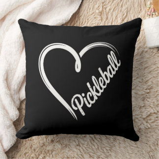 Pickleball Heart - Minimalistsport Älskare Kudde
