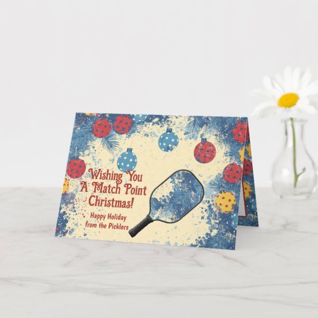 Pickleball Helgdag Roligt! Kort (Liten växt)