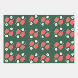 Pickleball Helgdag Wrapping Papper