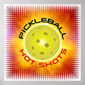 Pickleball-Hett - bild 1A-utskrift Poster