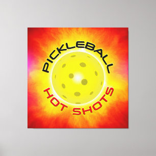 Pickleball Hett Shots 1 Canvastryck