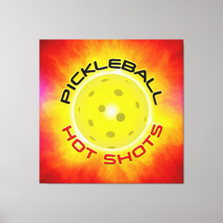 Pickleball Hett Shots 1 Canvastryck