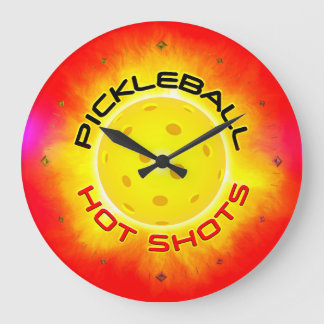 Pickleball-Hett Stöter 1 väggskåp Stor Klocka