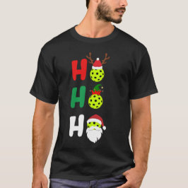 Pickleball Ho Ho Ho Ho - Julbollen T Shirt