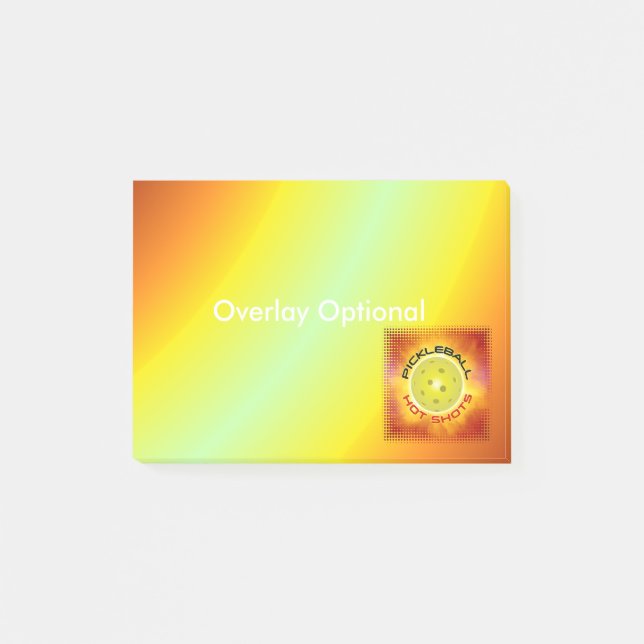 Pickleball hoade alternativ för Shots 1 Post-it Block (Framsida)