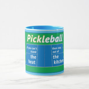 Pickleball humor: Håll dig utanför köket Mugg