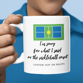 Pickleball Humor, Pickle Baller Gift Anpassningsba Kaffemugg