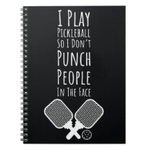 Pickleball Humor Typography-citat