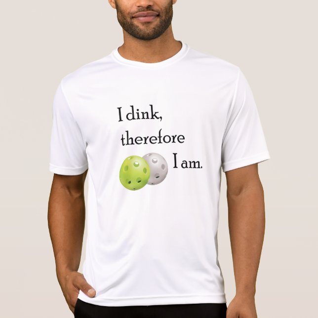 Pickleball I-dink därför mig Am. Tee (Framsida)