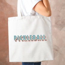 Pickleball in Colorful Multifärgad Retro Typograph