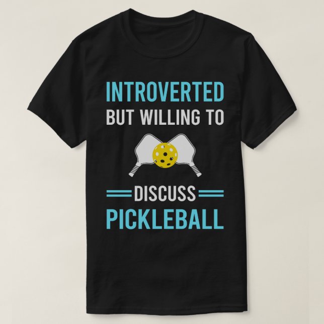 Pickleball-introduktion T Shirt (Design framsida)