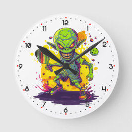 Pickleball Invader Pickleball Rund Klocka