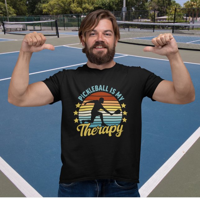 Pickleball is my Therapy funny Pickleball T Shirt (Skapare uppladdad)