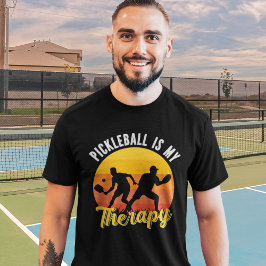 Pickleball is my Therapy funny Pickleball T Shirt