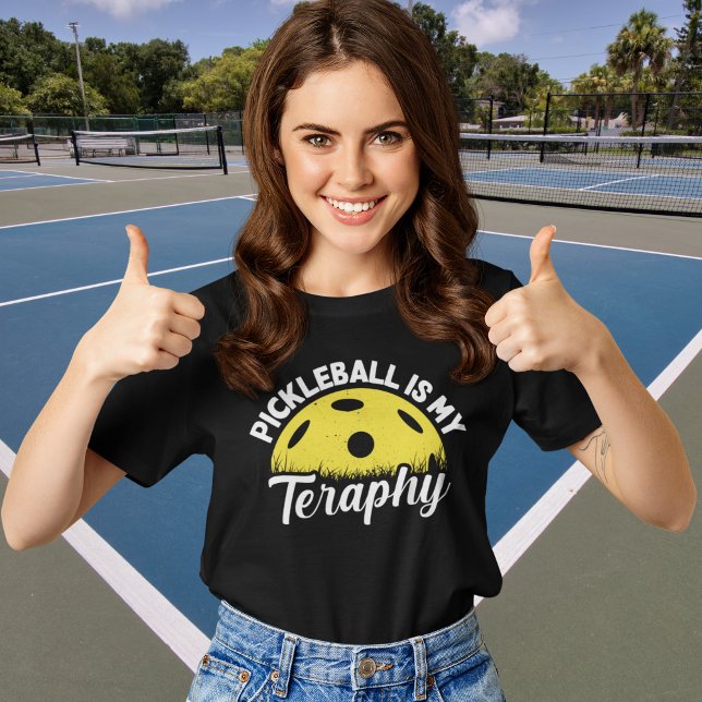 Pickleball is my Therapy pickleball T Shirt (Skapare uppladdad)