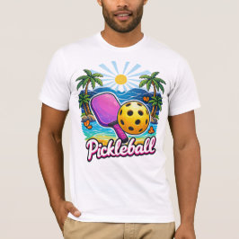 Pickleball-jersey kortärmad t-shirt