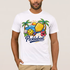 Pickleball-jersey kortärmad t-shirt