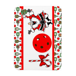 Pickleball Joy jul Party Santa Paddles Magnet