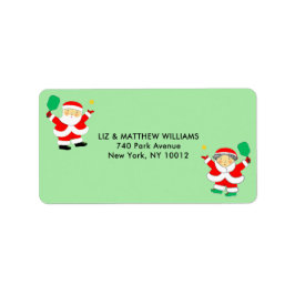 Pickleball-jul Adressetikett