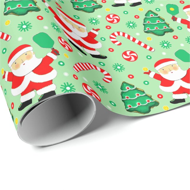 Pickleball jul Gift Wrapping Papper Presentpapper (Rullad Hörn)