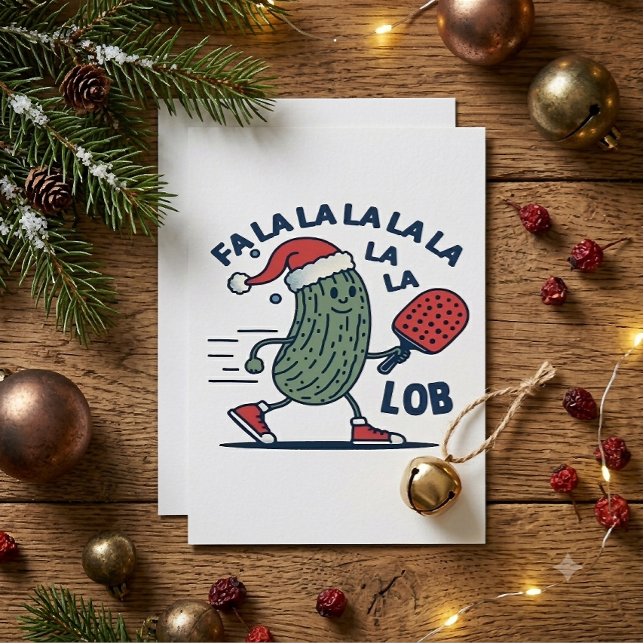 Pickleball jul inbjudningar (Skapare uppladdad)