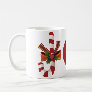 Pickleball jul Joy, Candy cane, Reindeer Kaffemugg