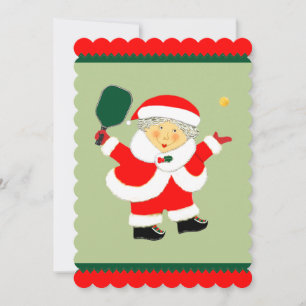 Pickleball jul julkort