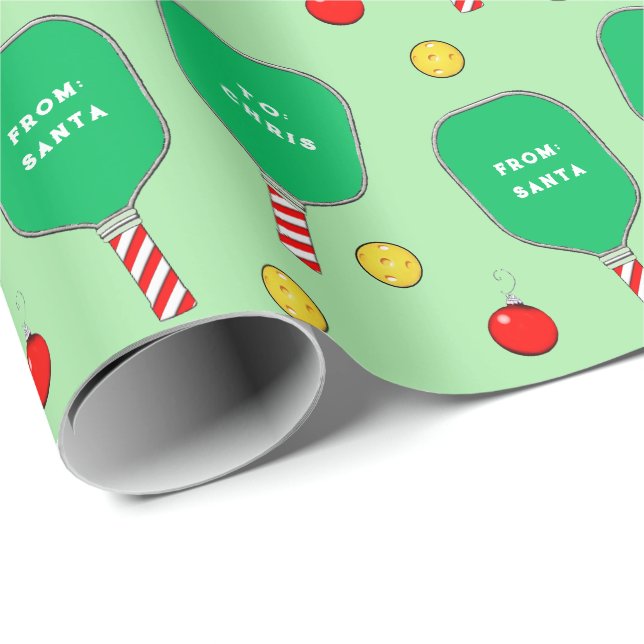 Pickleball jul present presentpapper (Rullad Hörn)