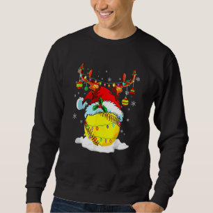 Pickleball Jul Tomte Ren Santa Hatt Pickleball Jul Lång Ärmad Tröja