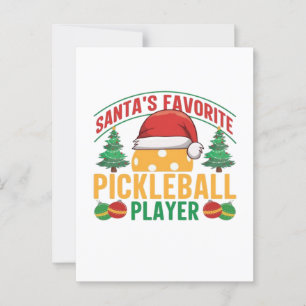 Pickleball-jul Vykort