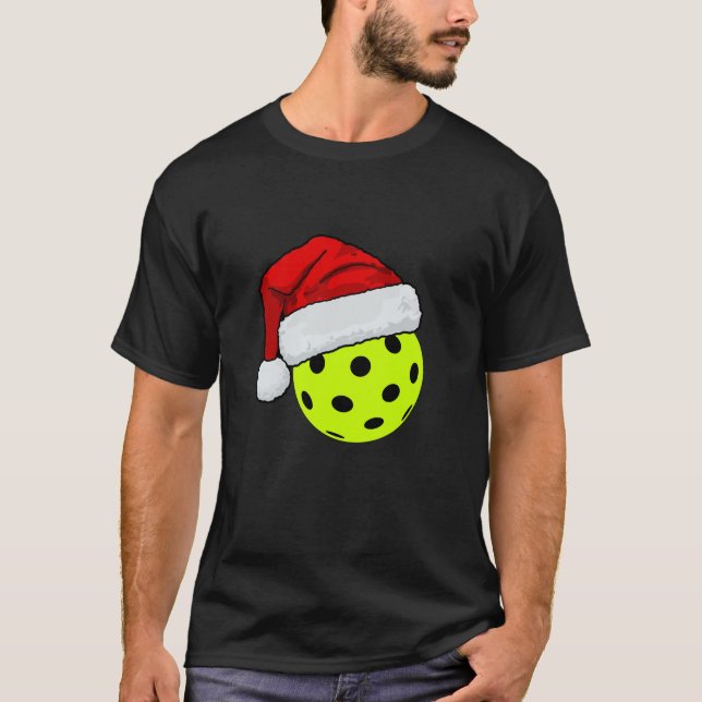 Pickleball-julafton - Julbollen T Shirt (Framsida)