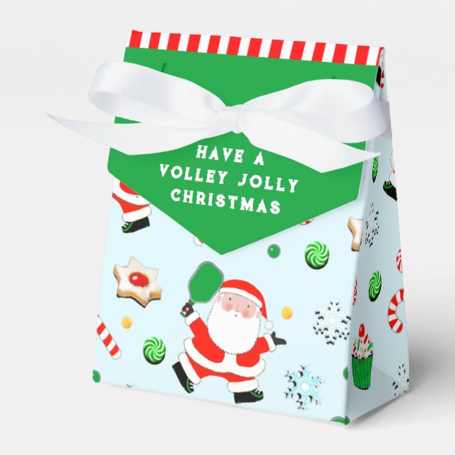 Pickleball julfavoritlåda presentaskar (Framsidan Sidan)