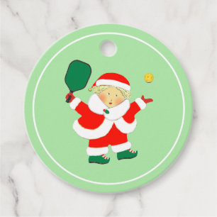 Pickleball julfirande presentkort gåvor etiketter