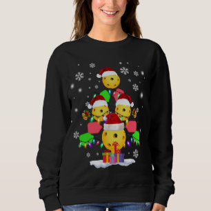 Pickleball Julgran Santa Pickleball X-mas L T Shirt