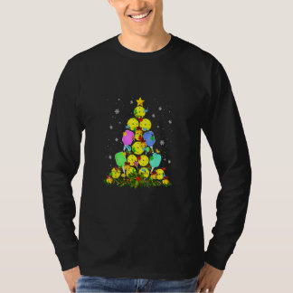 Pickleball Julgran Santa Pickleball X Mas L T Shirt