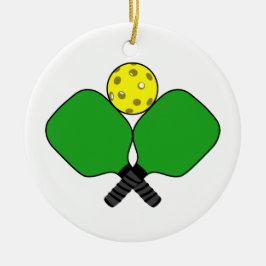 Pickleball Julgransprydnad Keramik